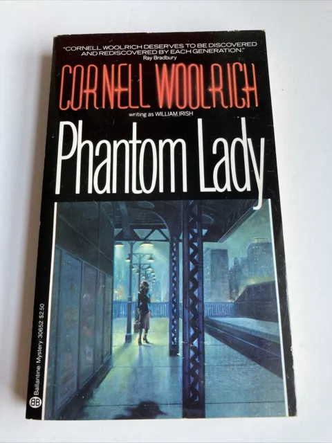 PHANTOM LADY CORNELL Woolrich vintage mystery suspense paperback Ballantine  £12.26 - PicClick UK