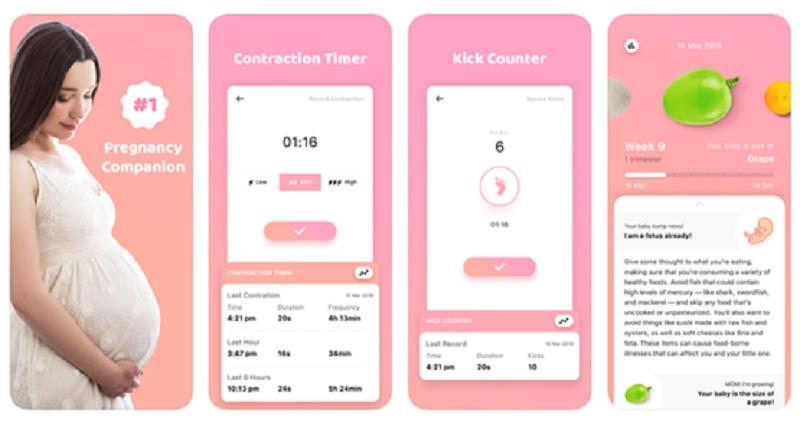 Có rất nhiều ứng dụng thai giáo mẹ có thể lựa chọn.