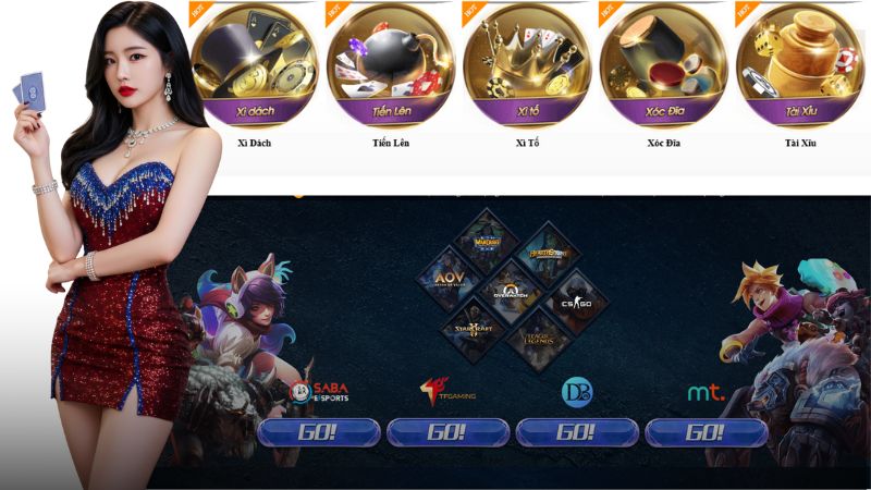 Game bài 3D mượt mà, e-Sports sôi động với nhiều giải đấu lớn.